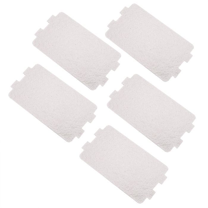 Plaque de mica pour four à micro-ondes, 5 feuilles de remplacement 4,6x2,5 pouces pour appareils ménagers -SALALIS