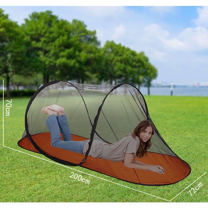 Mosquito net - Quick folding - Ultra-lightweight - 200x72x70 cm - Waterproof fabric