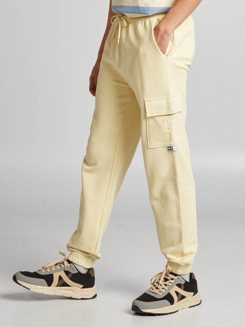 Joggingbroek met meerdere zakken - BEIGE