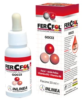 Voedingssupplement INLINEA Fer C Fol druppels 20 ml