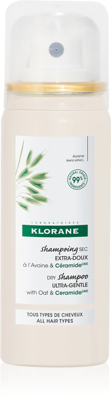 Jemný suchý šampón Klorane Oat s ceramidmi
