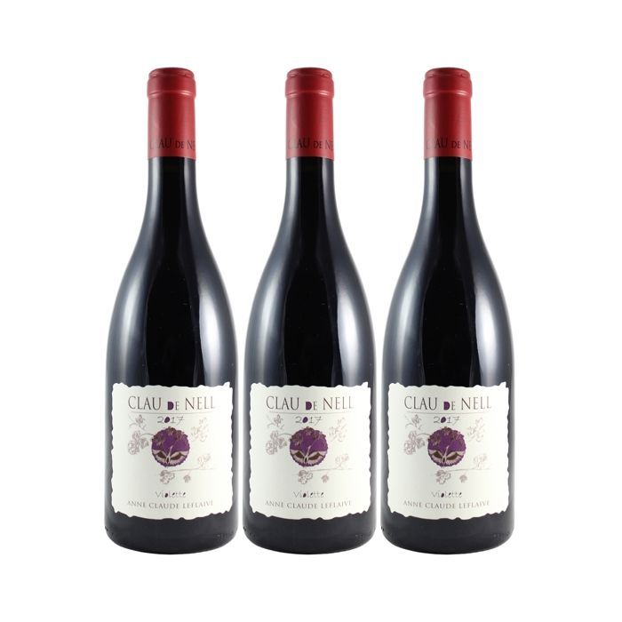 Clau de Nell Cuvée Violette 2017 - Anjou - Vin Rouge du Val de Loire (3x75cl)