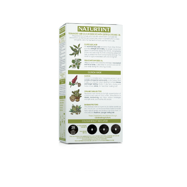 Gel colorante permanente para el cabello Naturtint 3N Castaño oscuro