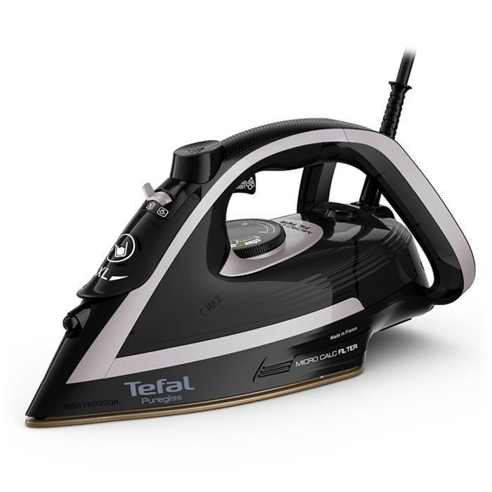 Plancha - TEFAL - FV8062 - 3000W - Suela de Durilium - Depósito de agua de 270ml