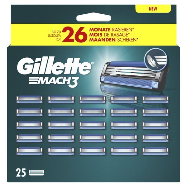 Rezila za britvice Gillette Mach3<br>25 kosov