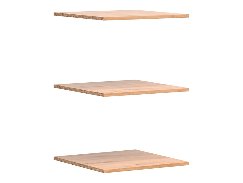 Dodatkowe półki  49cm dąb artisan do szafy Lamea 154