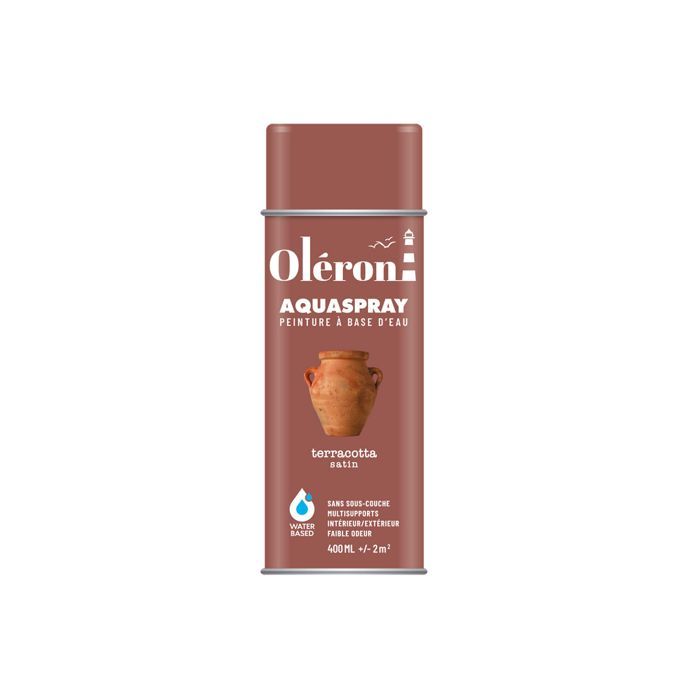 Aérosol Technima Aquaspray Oléron Terracotta Satiné 400ml - Technima