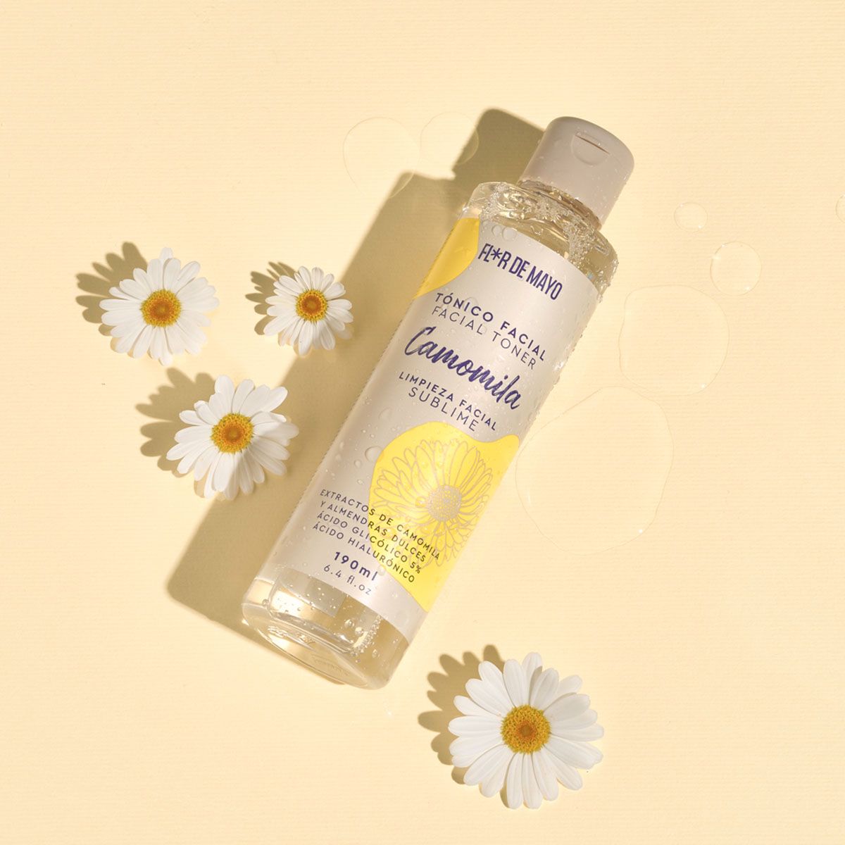 Sublime Chamomile Facial Toner Pene in geli za čiščenje obraza