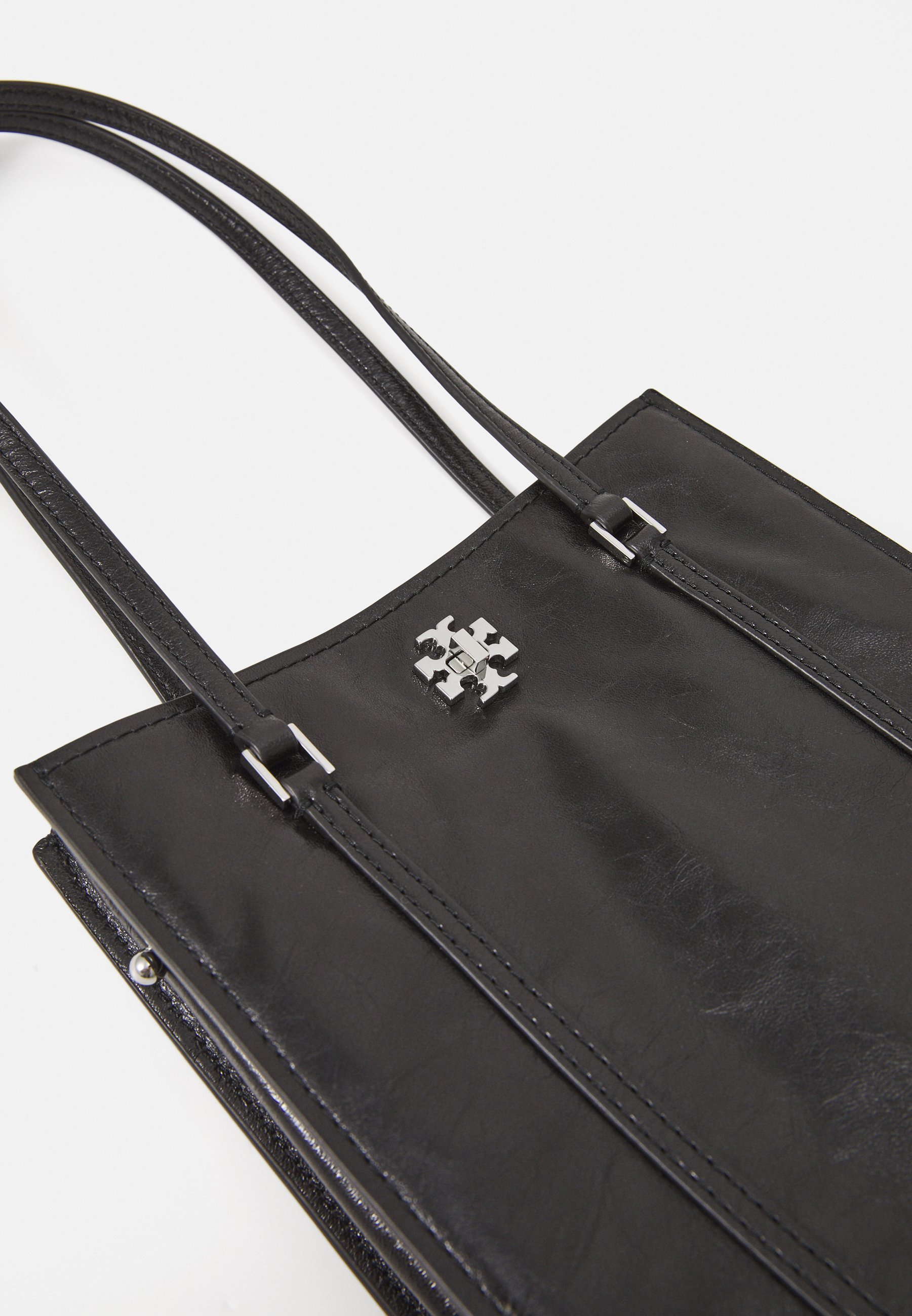 Tory Burch TURNLOCK SMALL TOTE - Handtas - zwart