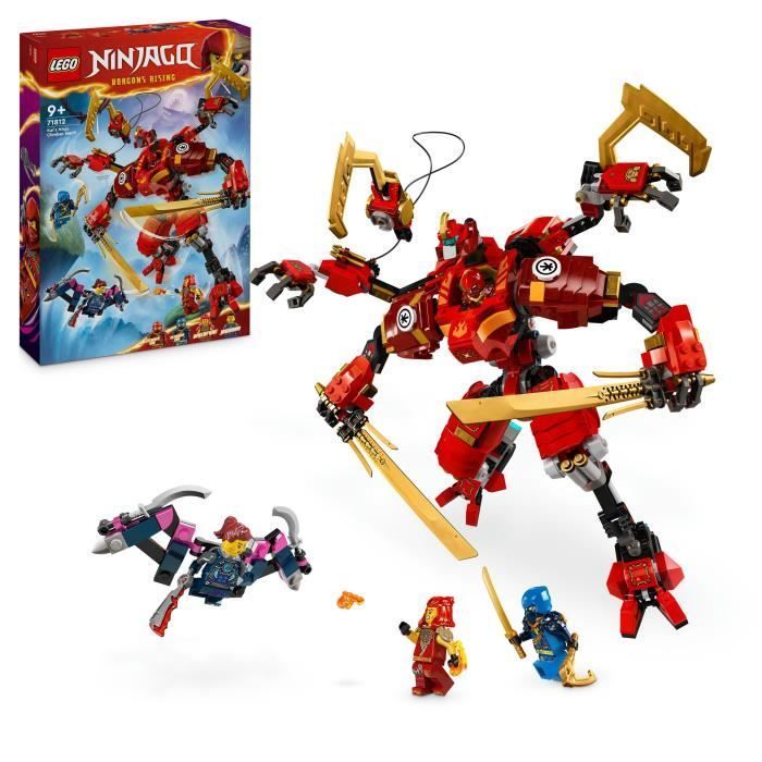 LEGO NINJAGO 71812 Kai's Ninja Climber Robot, Children's Adventure Playset