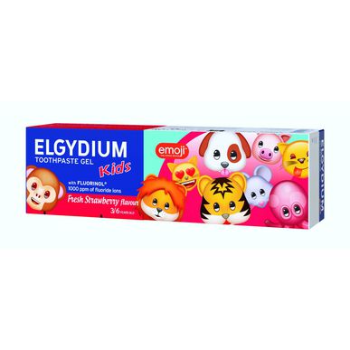 Elgydium Dentrífico Kids Morango Emoji      50 ml 50 ml