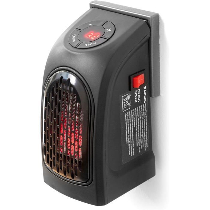 Chauffage d'appoint - CELLUSTOP - Radiateur soufflant - 400W - Compact - Programmable