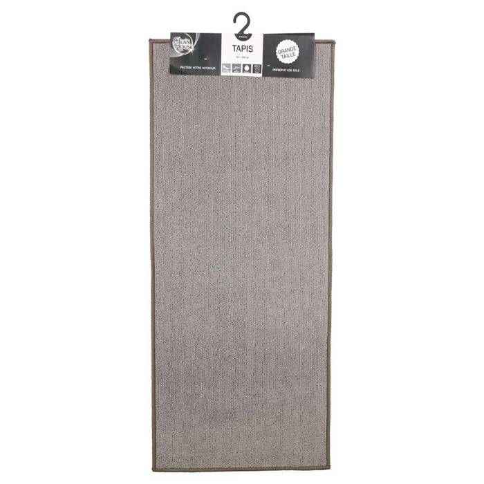 Keukenmat - Antislip - Grijs - 50 x 120 cm - Wasbaar - Binnen