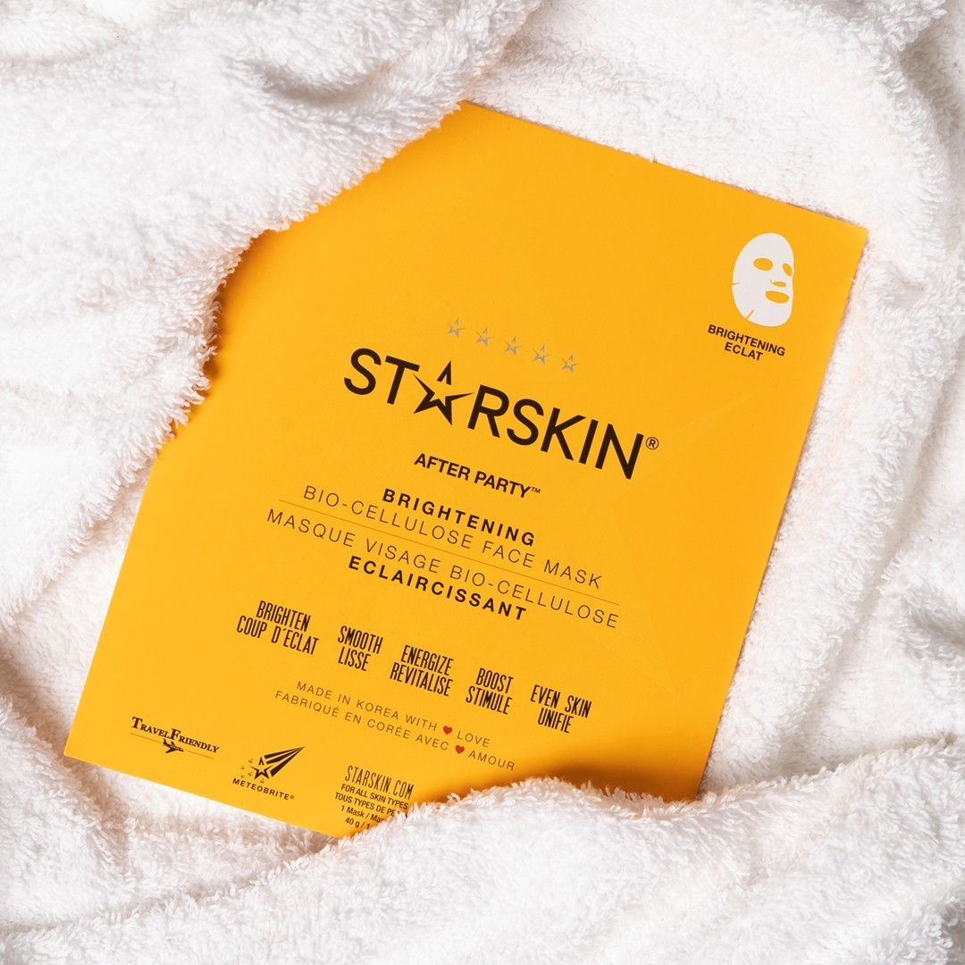 STARSKIN® lakštinės kaukės po vakarėlio (3+1 pakuotė)