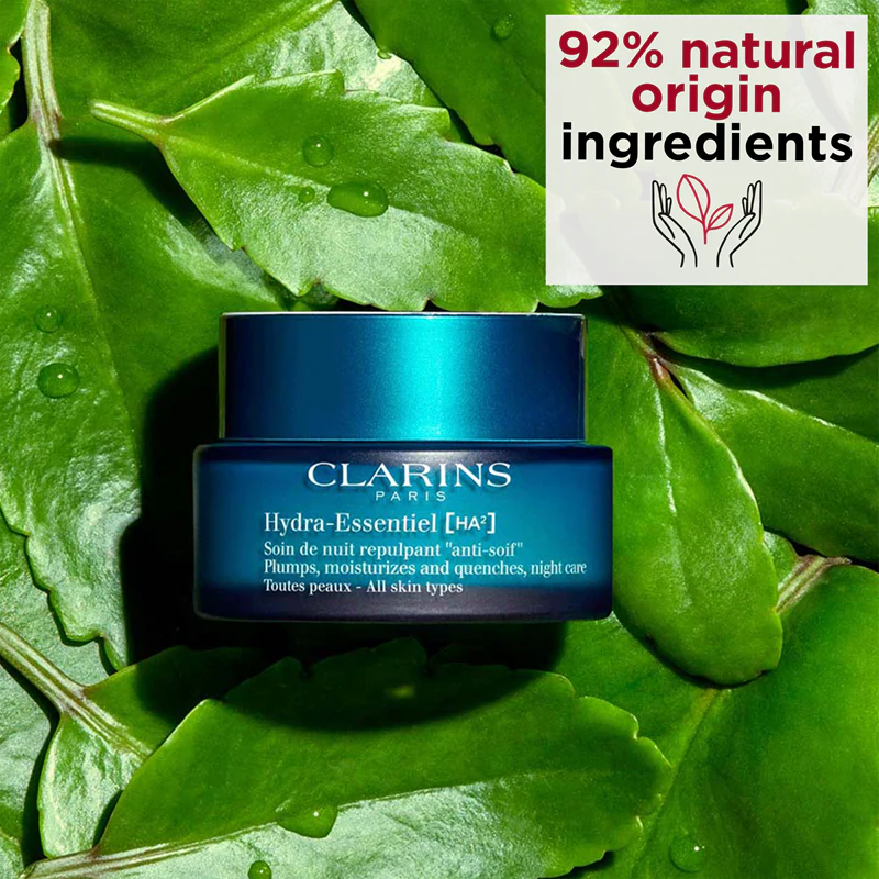 Clarins Hydra-Essentiel [HA²] Creme Noturno hidratante com ácido hialurônico