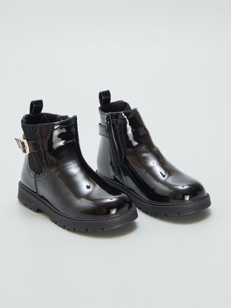 Botas Chelsea - PRETAS