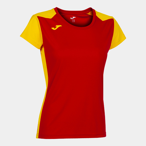 Camiseta Manga Corta Joma Record Ii Rojo Amarillo