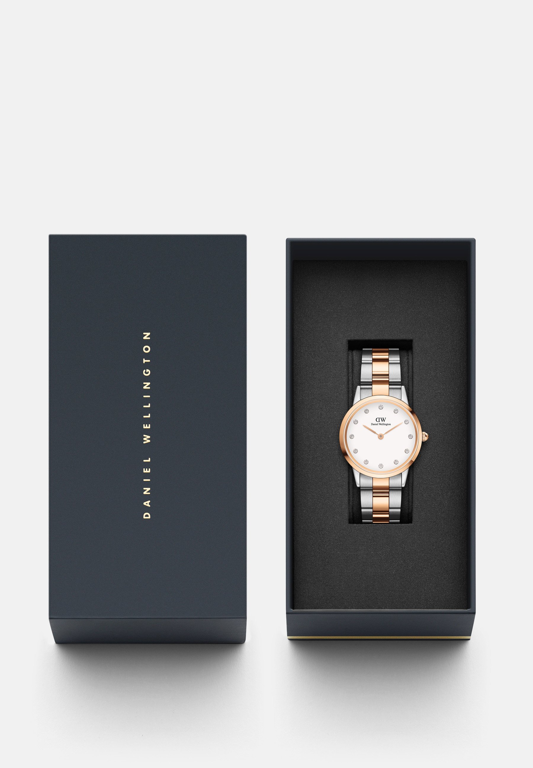 Daniel Wellington Iconic Link Lumine – 28mm - Ceas - auriu-roz