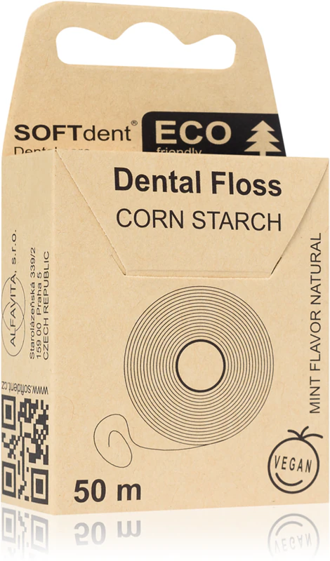 Fio dental SOFTdent ECO de amido de milho