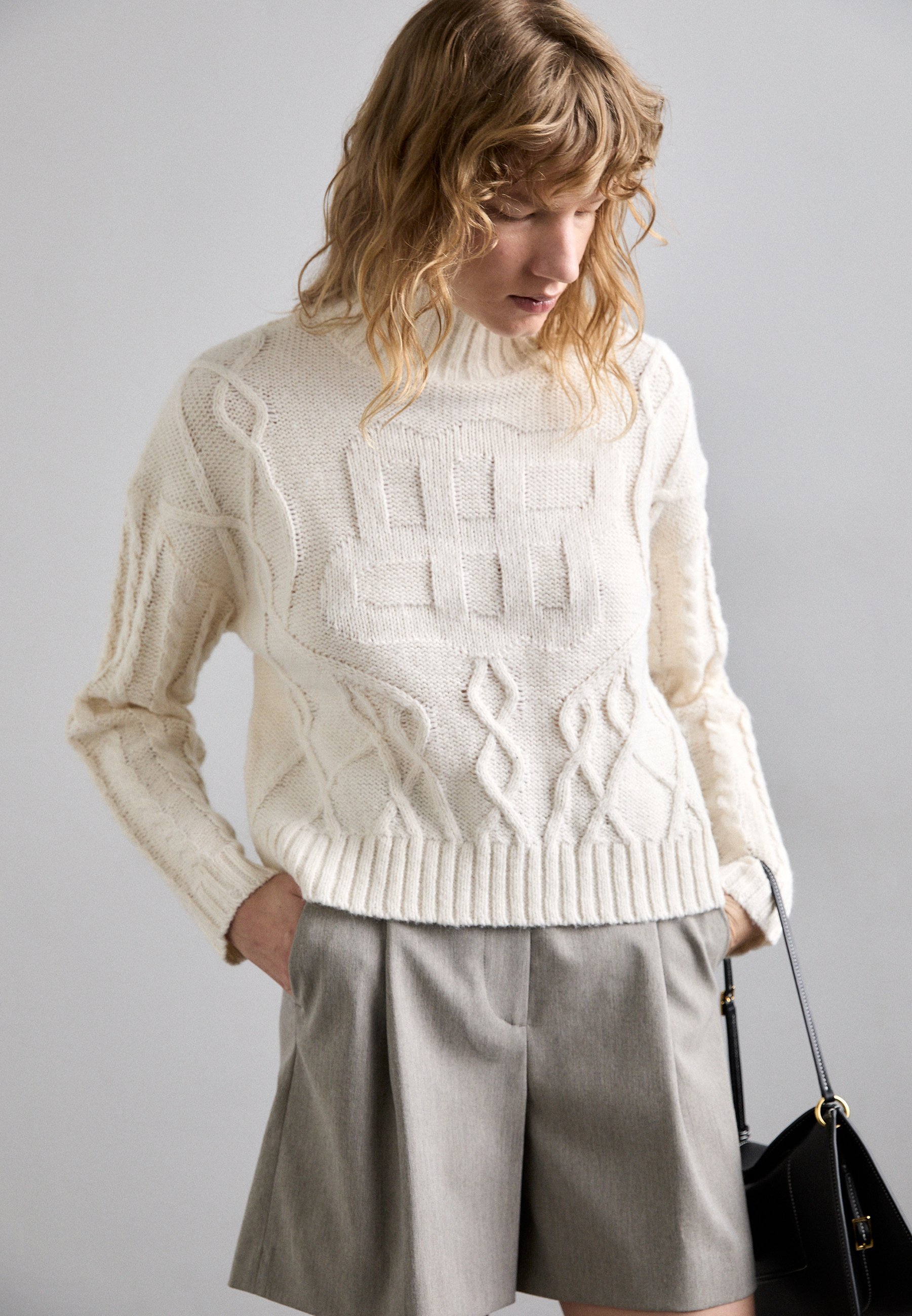 MUNTHE LOGANBERRY - Pull - ivoire