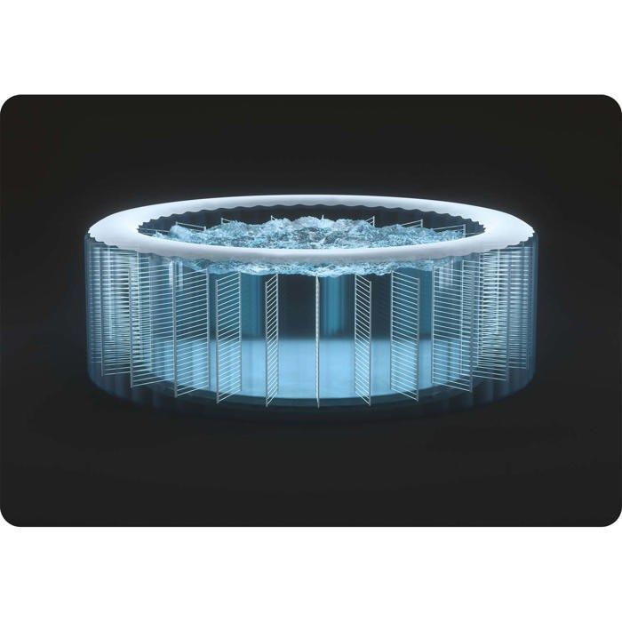 Bañera de hidromasaje hinchable - Intex - 6 personas - 239x71 cm - Hidromasaje - Control por app - 170 chorros