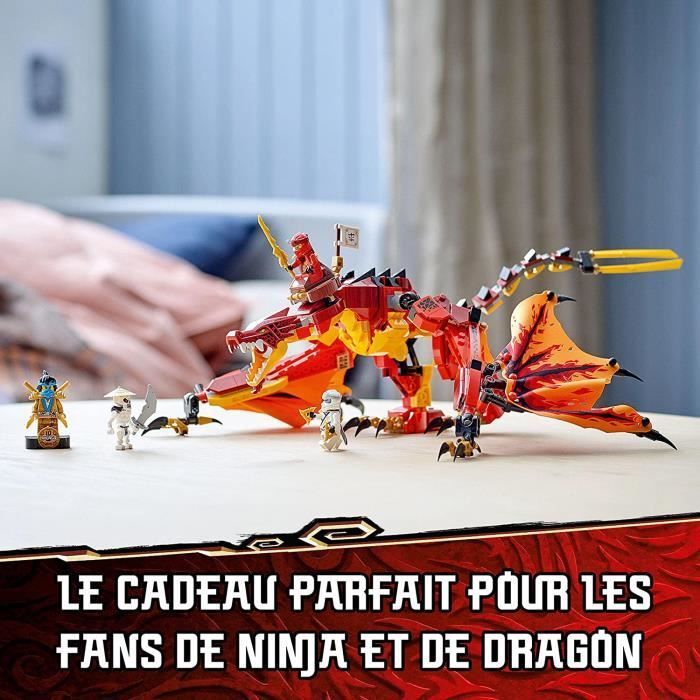 LEGO Ninjago Feuerdrache - Spielzeug für Kinder ab 8 Jahren - 563 Teile