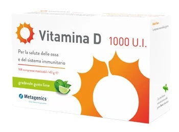 METAGENICS VITAMINE D Metagenics Vitamine D 1000 IE 168 orodispergeerbare tabletten Voedingssupplement met vitamine D
