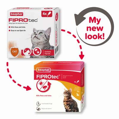 beaphar FIPROtec® Loppe- og flåtmiddel spot-on til katte