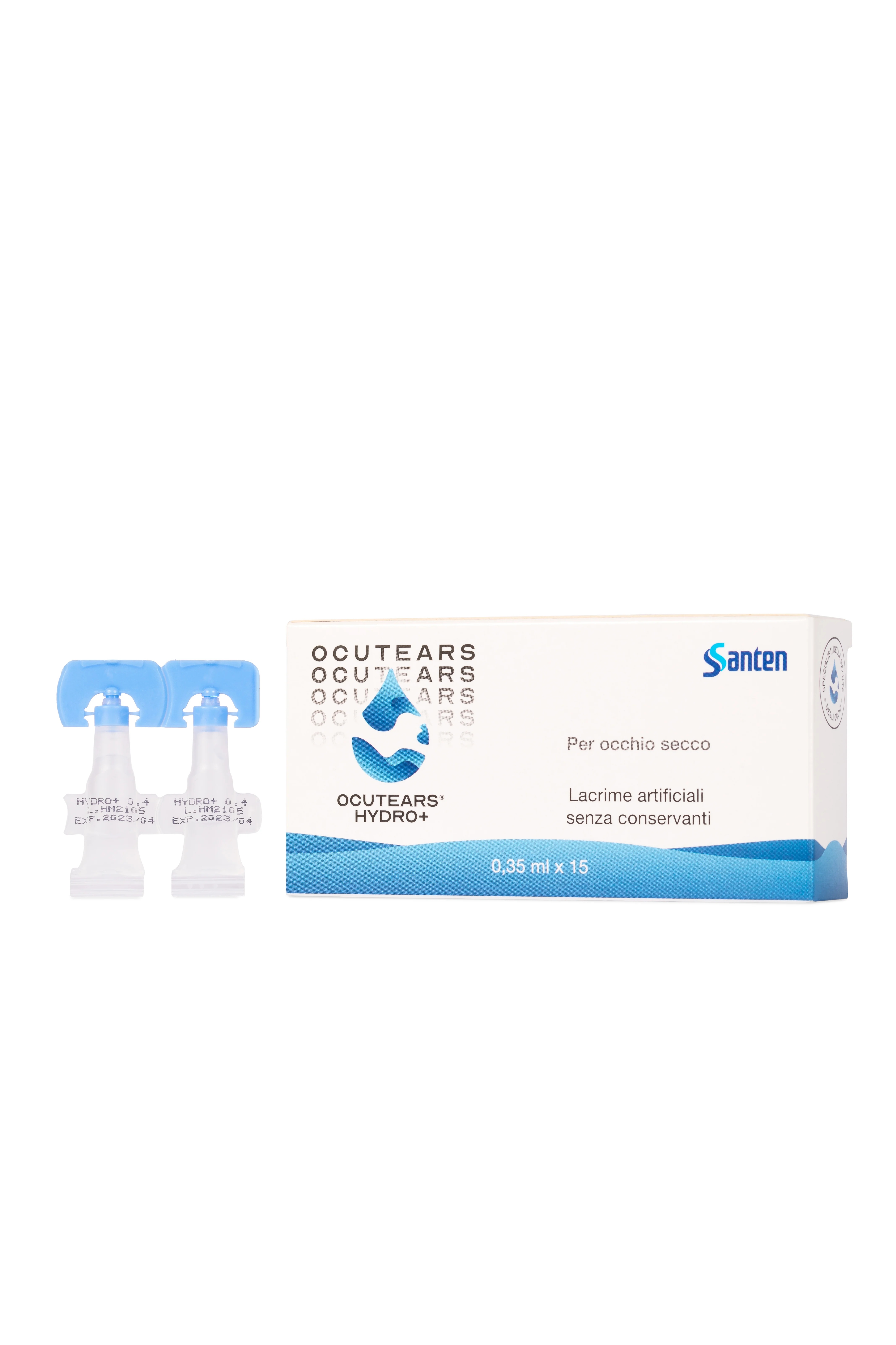 OCUEARS Ocutears Hydro+ 0,4% 15x0,35ml Ud It suché oči