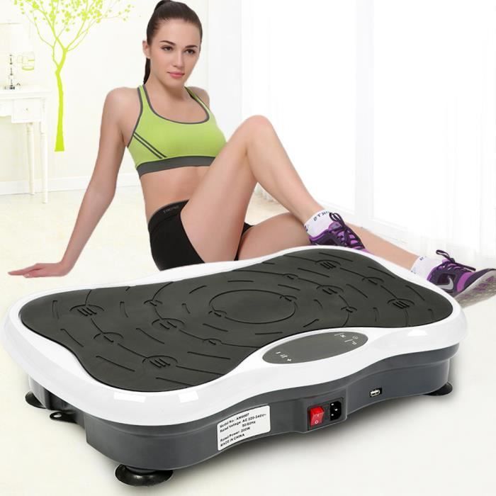 Plataforma vibratoria para fitness - YIPEEMA - Entrenamiento corporal completo - 53 x 35 x 12 cm