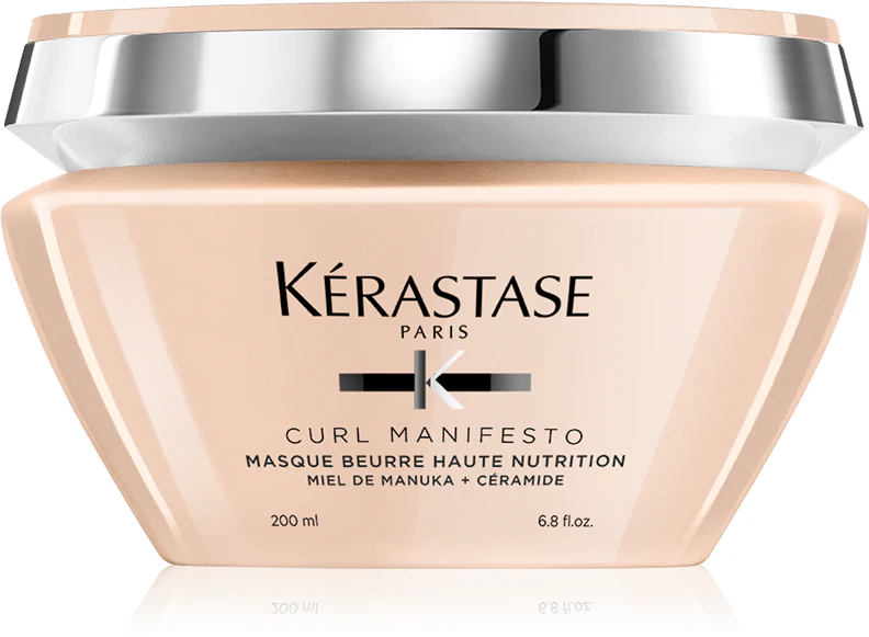 Máscara Nutritiva Kérastase Curl Manifesto Masque Beurre Haute Nutrition para cabelos cacheados e ondulados