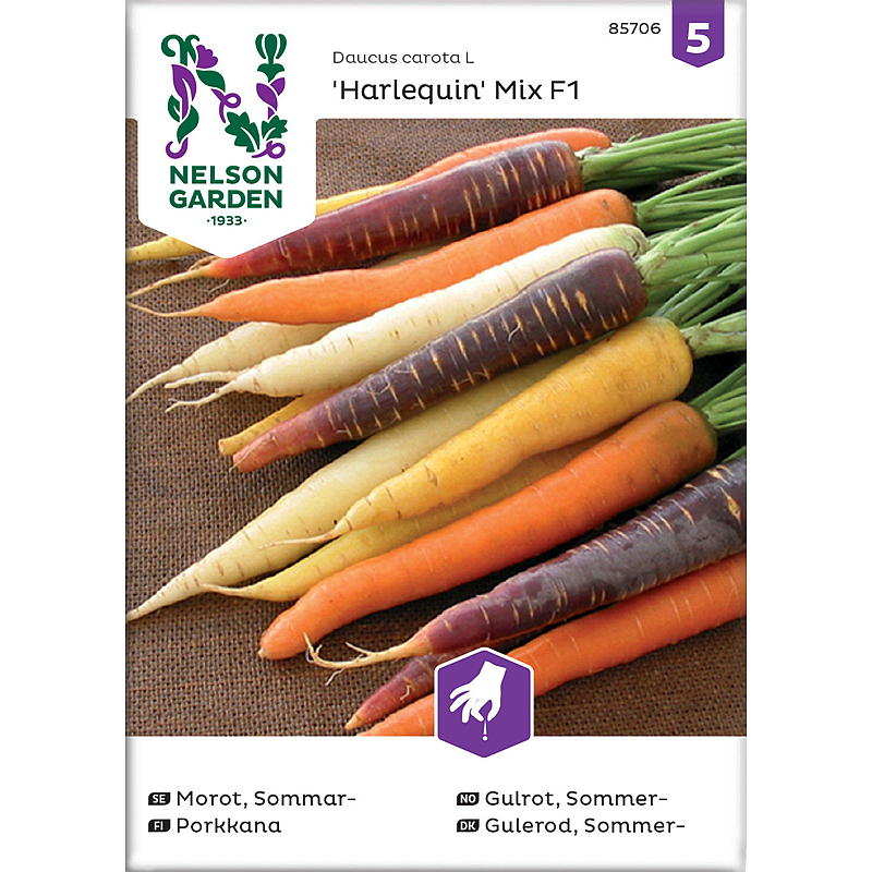 Nelson Garden Karottensamen Sommer, Harlekin-Mix F1