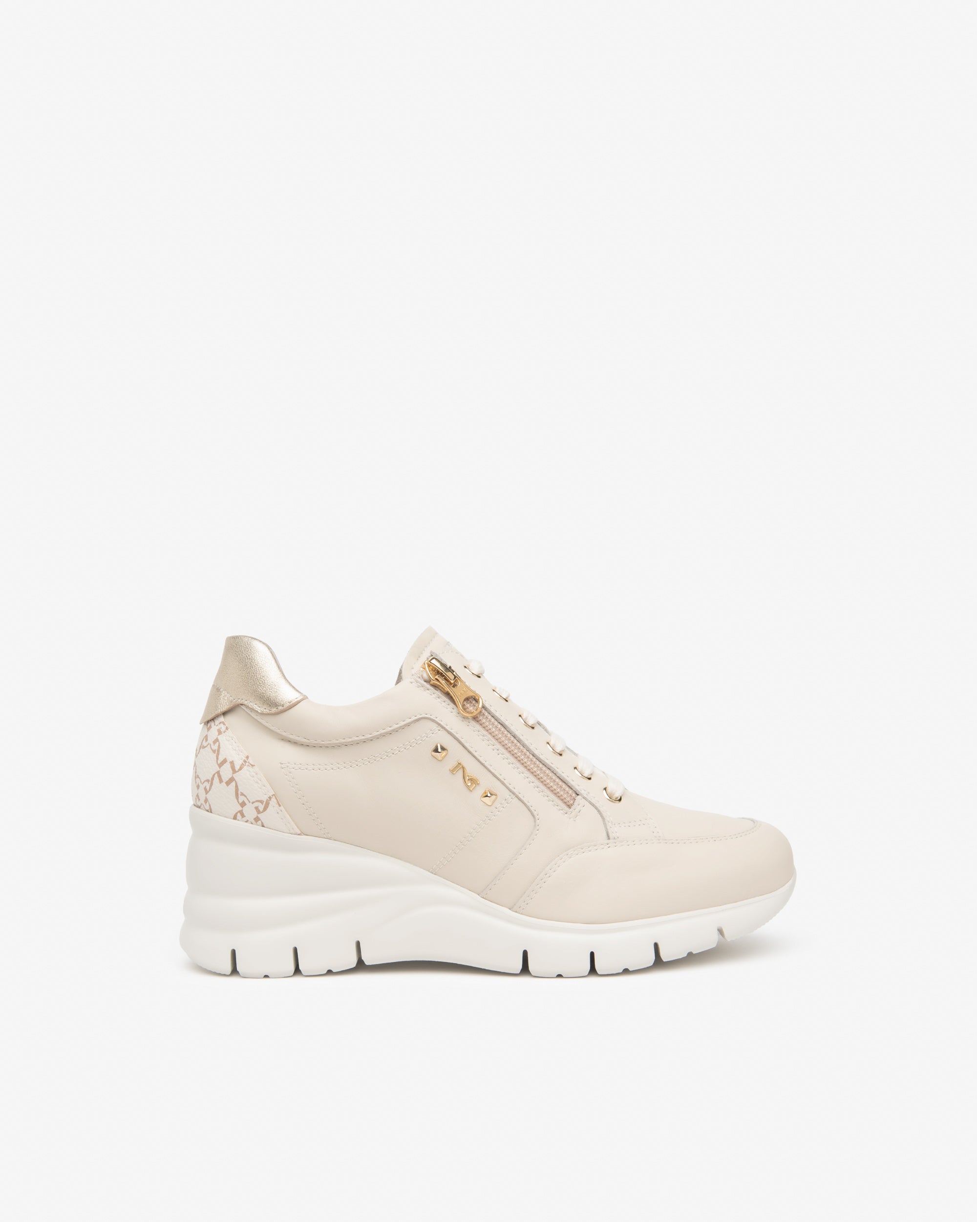  Damen-Sneaker aus Leder und Funktionsmaterial