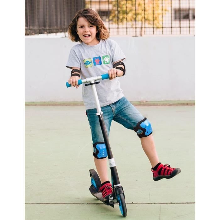 Conjunto de protección 3 en 1 para niños: protección para patinaje sobre ruedas, rodilleras, coderas y muñequeras (unisex).