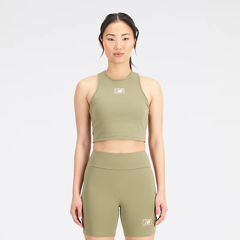 Dámská podprsenka Essentials z bavlny a spandexu - COVERT GREEN