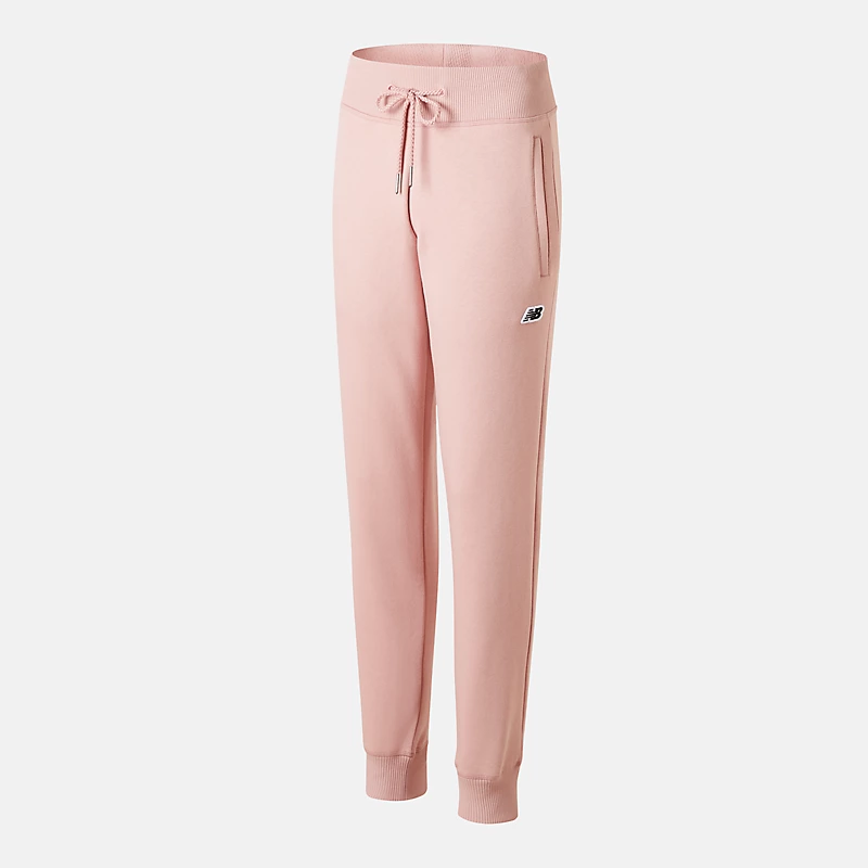 Spodnie damskie NB z małym logo - PINK MOON