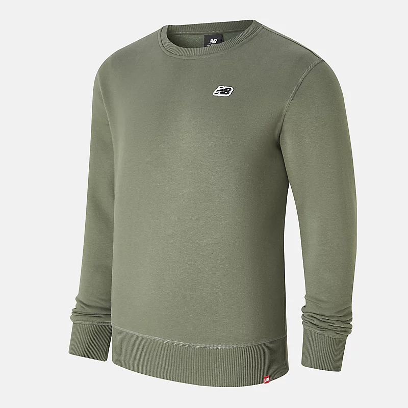 Hanorac Homme NB cu logo mic - Verde măsliniu intens