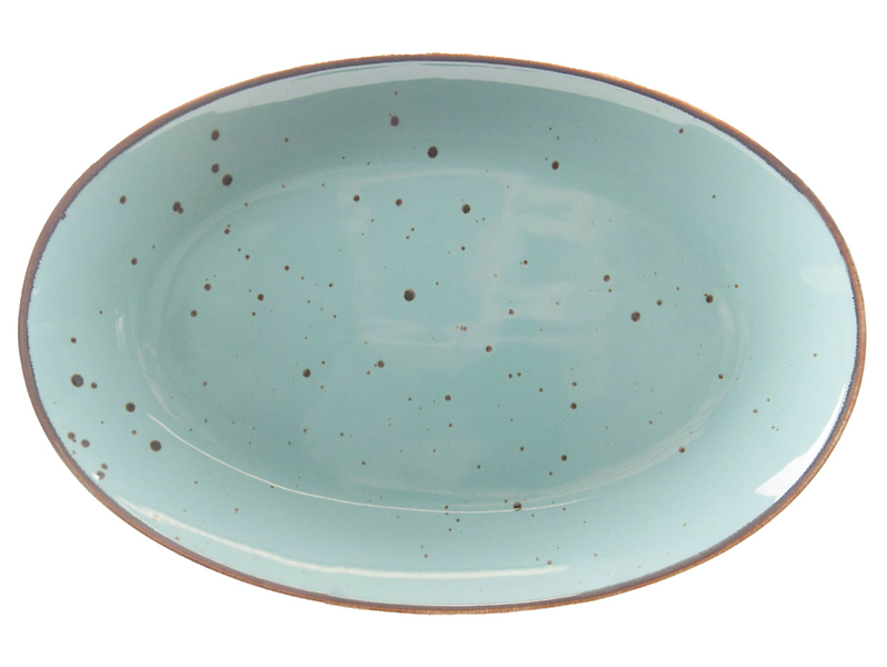 Półmisek Cottage Tiffany porcelanowy 31 cm zielony
