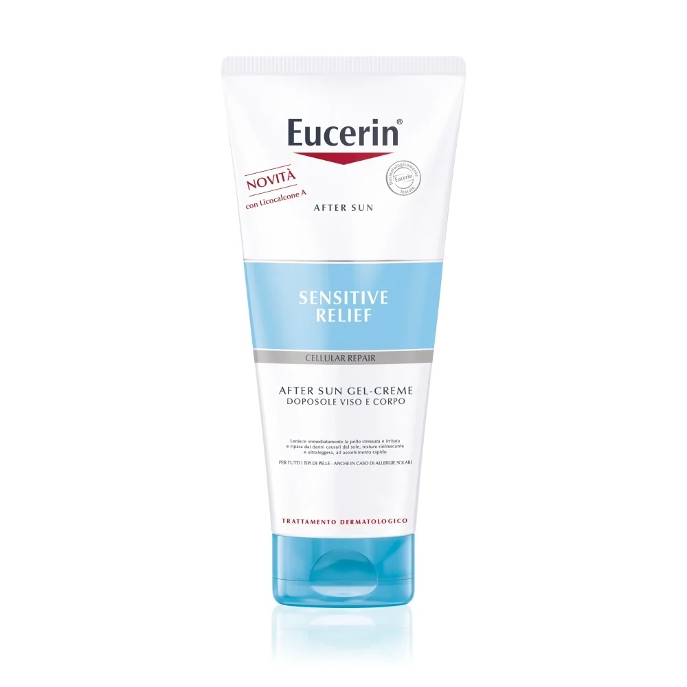 EUCERIN Eucerin After Sun Sensitive Relief 200 ml Creme pós-sol para rosto e corpo