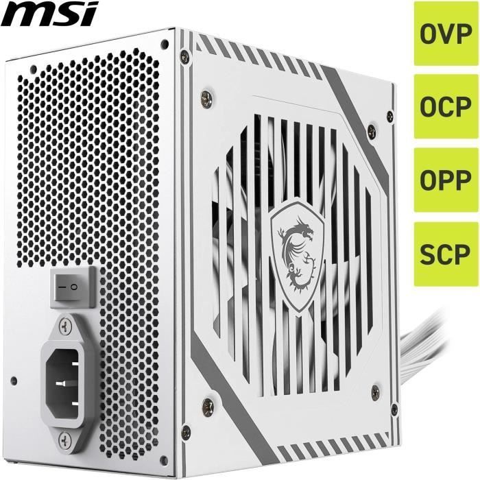 PC power supply - MSI - 306-7ZPAX27-HH9 - MAG A650BNL WHITE