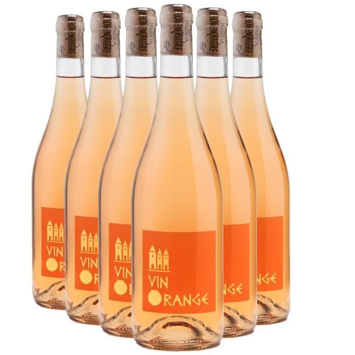 Vino Naranja - Paquete de 6 x 75cl - La Provenquière - Vino de Provenza - Alpes - Costas Azules - Denominación VDF Vin de France - Origen