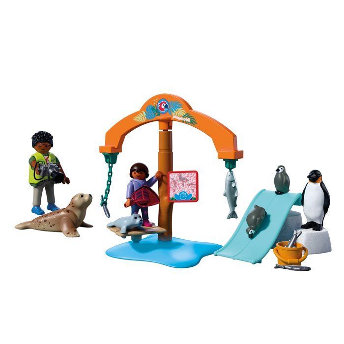 Playmobil 72073 Zoo: Discovering the Ice Floe