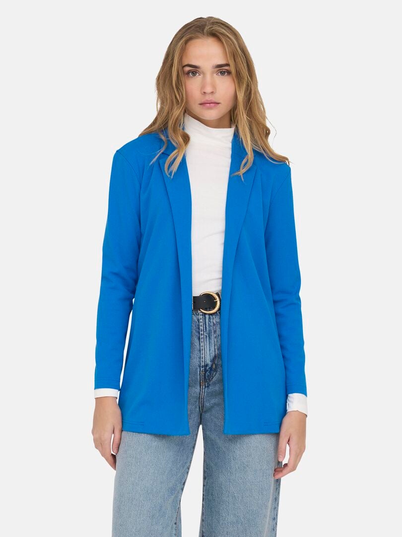 Blazer macio - AZUL