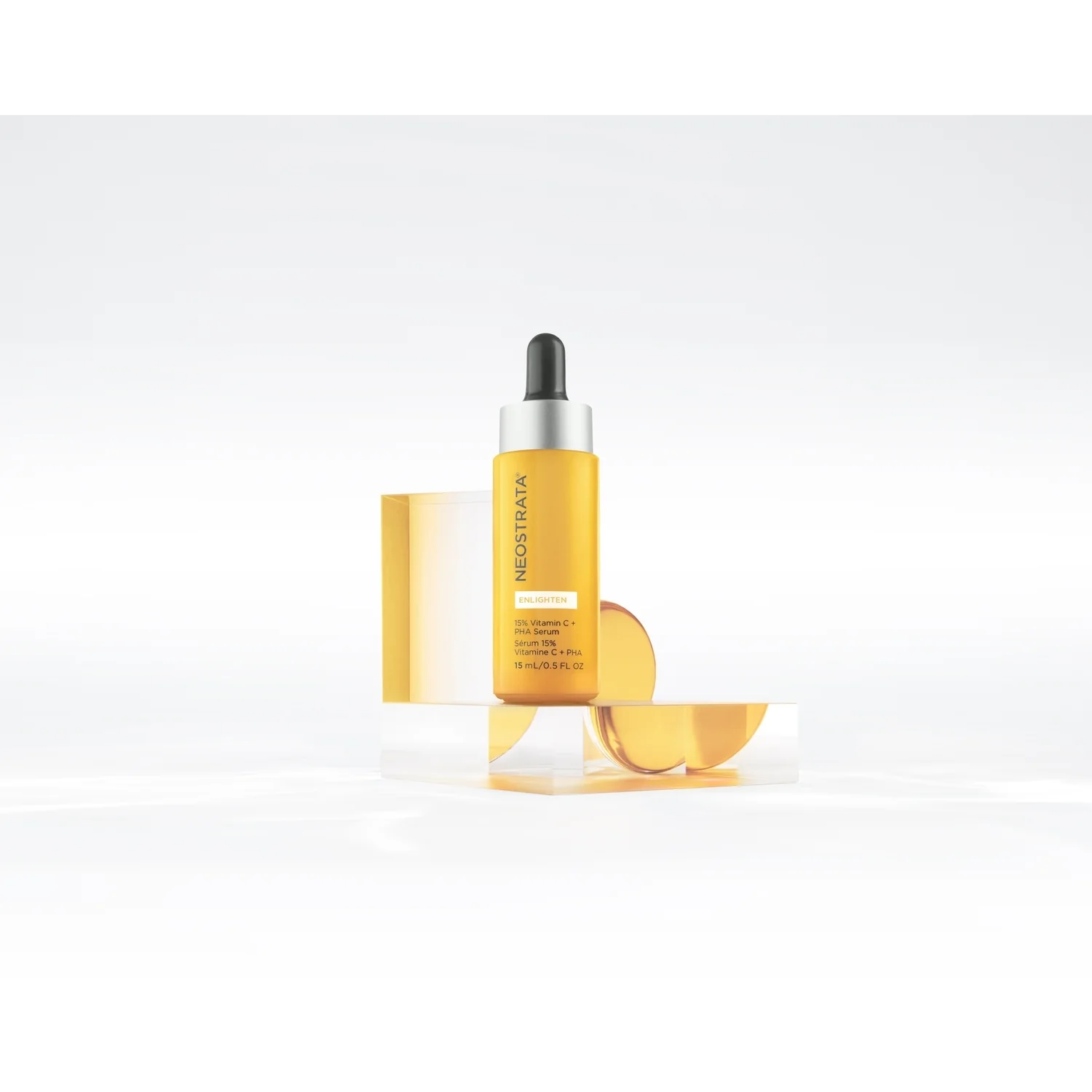 Enlighten 15% Vitamin C + PHA Serum - Siero viso effetto globale, Siero viso antirughe