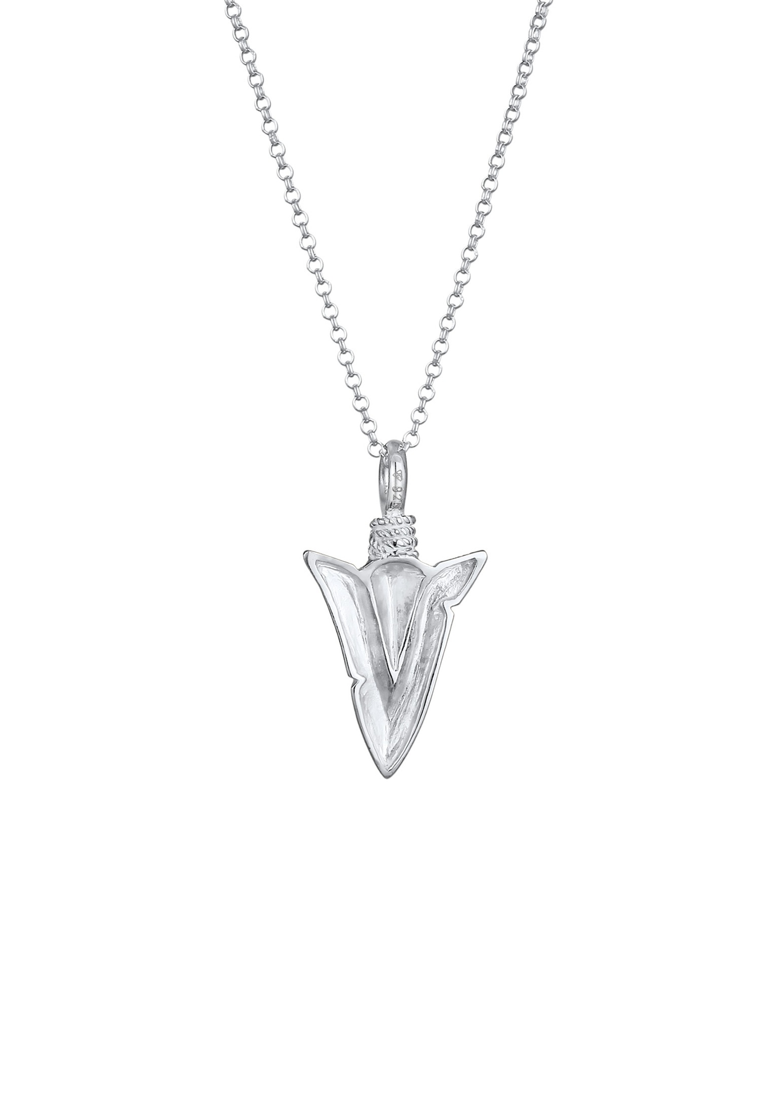 KUZZOI Hommes Pendentif Flèche pointe en Argent Sterling 925