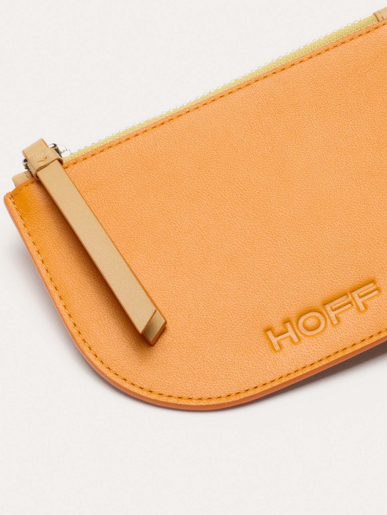 MONEDERO PIEL NARANJA