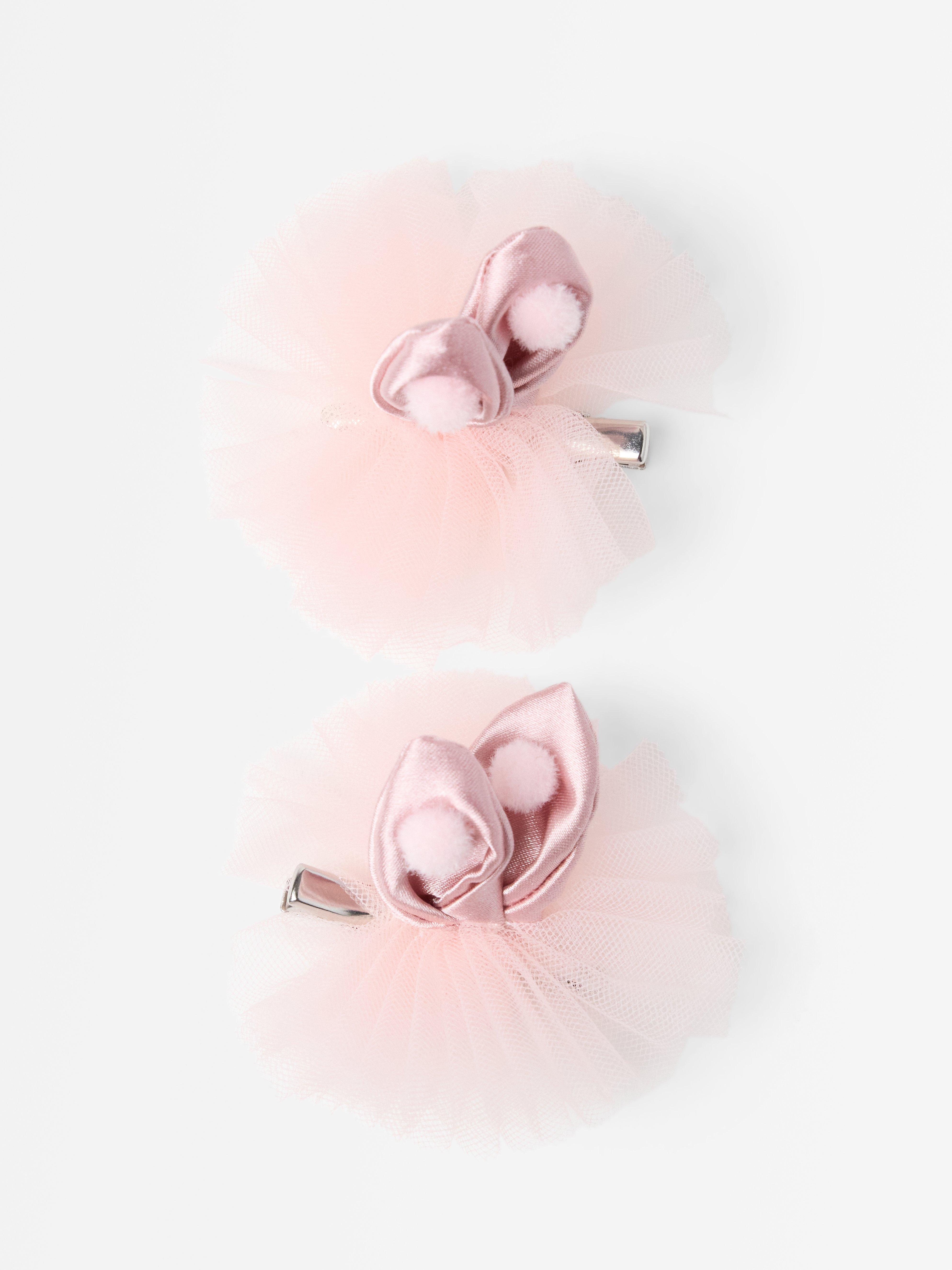 2-pack  hårklämmor Light Dusty Pink