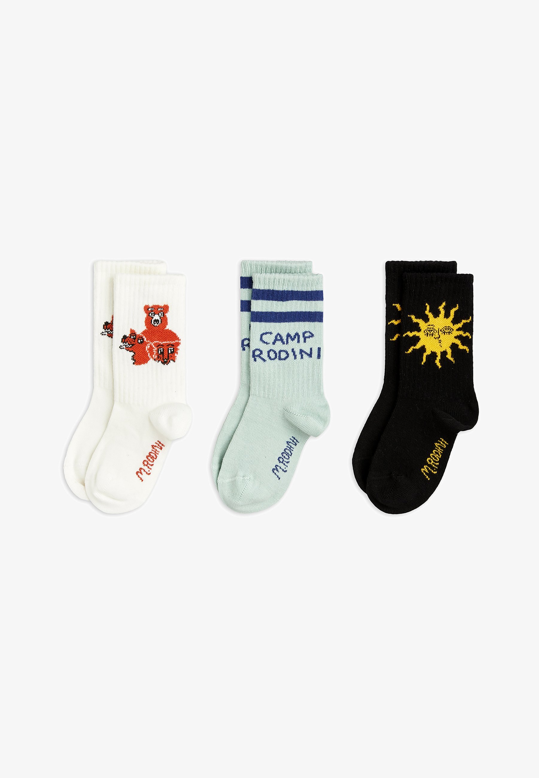 Mini Rodini CAMP SOCKS 3 PACK UNISEX - Sokker - multi