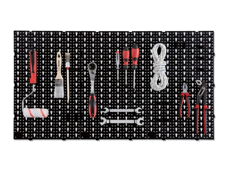 PARKSIDE® Veggmontert verktøyholderpanel, 30 deler