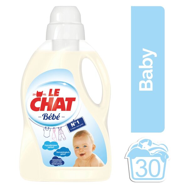 Detersivo liquido per bucato Le Chat Baby<br>1440 ml, 32 lavaggi